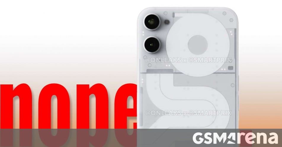 Turns out the render of the Nothing Phone (2a) was fake
