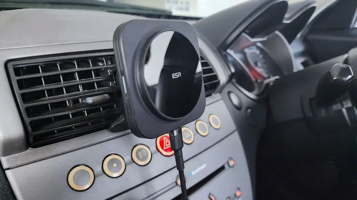 This ESR Qi2 wireless car charger is a game-changer