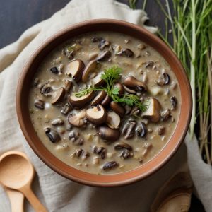 Mushroom Wild Rice Soup