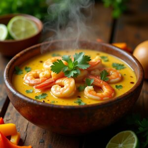 Coconut Curry Shrimp Soup